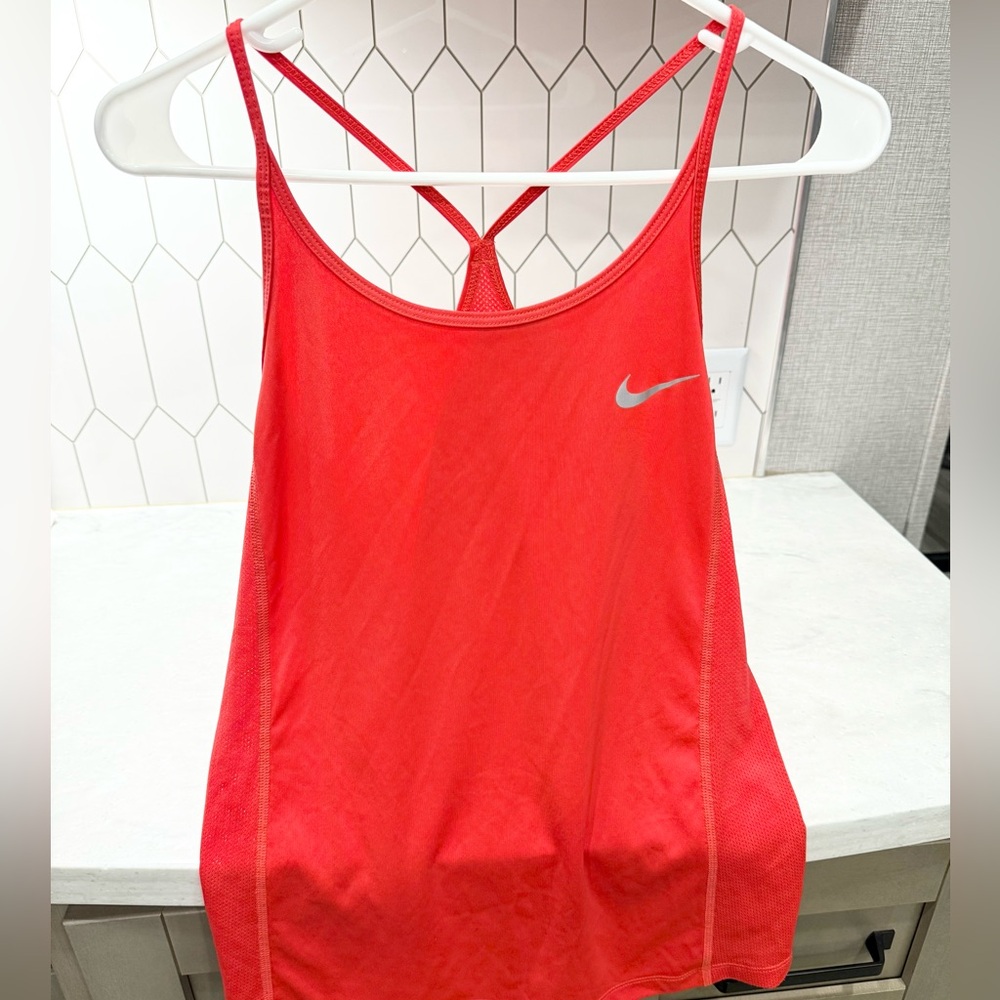 Nike Bright Red Athletic Tank